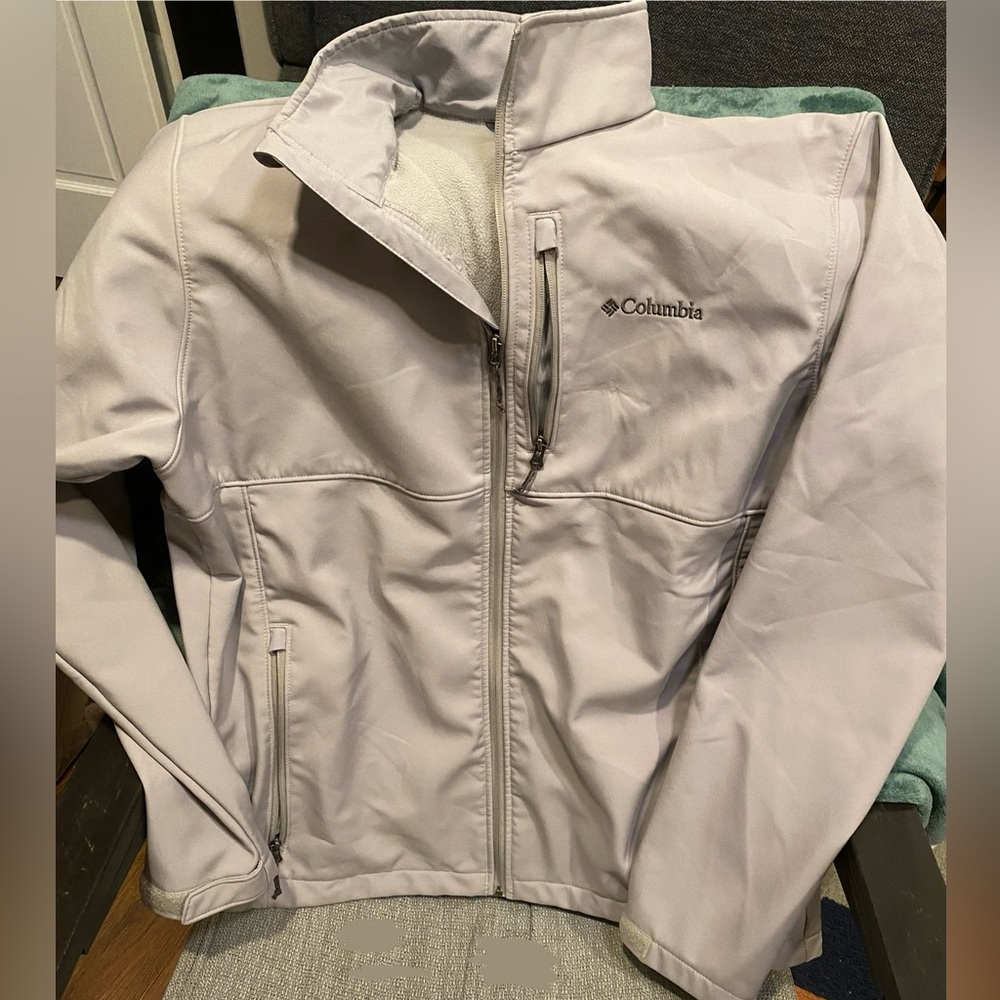 Gray Columbia Ascender Softshell Jacket For Men X… - image 3